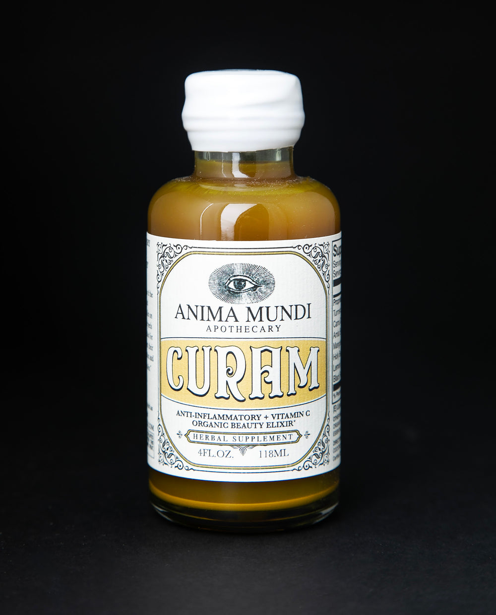 4oz clear glass bottle of Anima Mundi's 